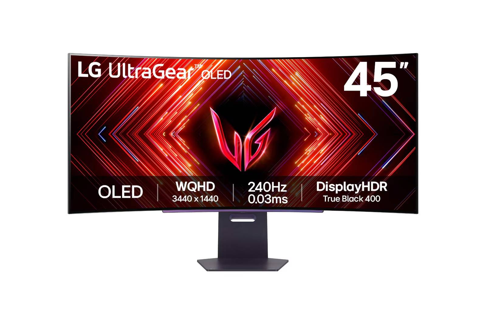 MONITOR LG 45 45GS95QEGAMING OLED CURVO - MONITOR LG 45 45GS95QEGAMING OLED CURVO -